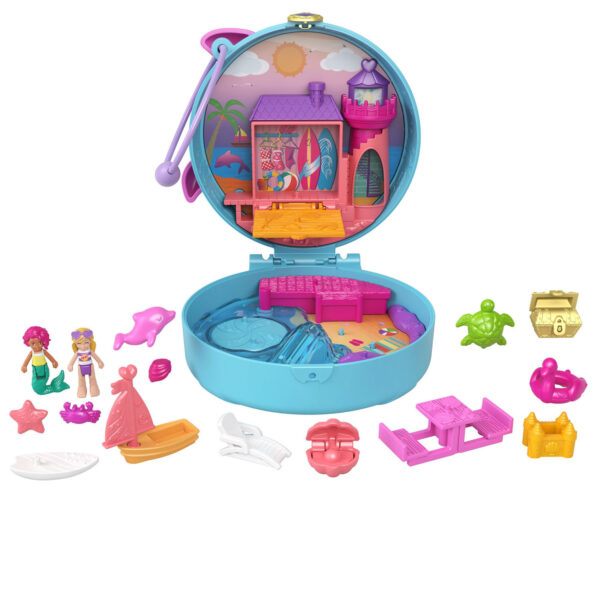 Polly Pocket Big Pocket World - Dolfijnen strand