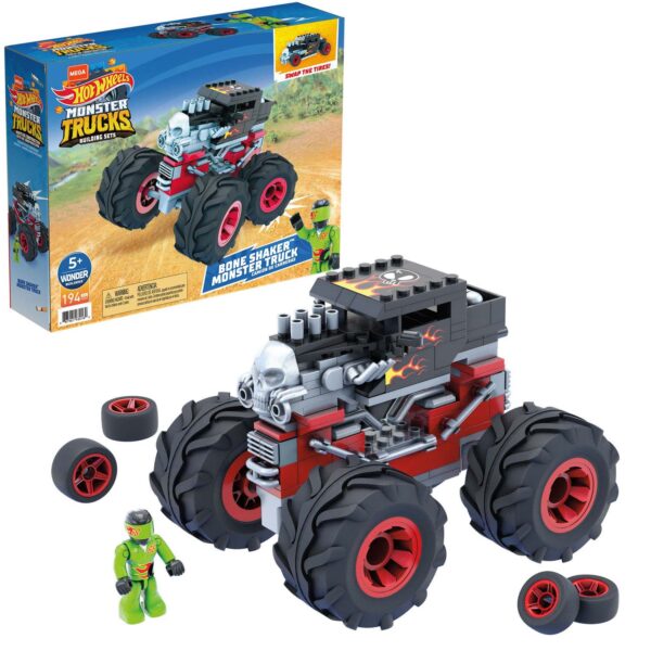 Hot Wheels Mega Building Sets - Monster Bone Shaker, 194dlg.