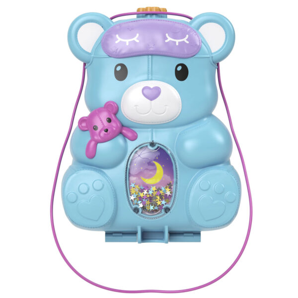 Polly Pocket Compact Slaapfeestje Teddybeer Speelset