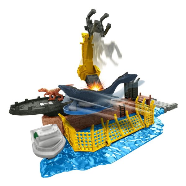 Jurassic World Minis Playset Mosasaurus Mayhem Speelset