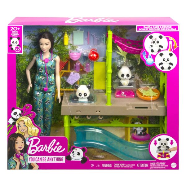 Barbie Panda Care & Rescue Speelset