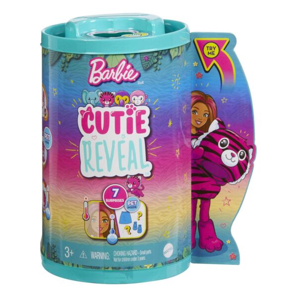 Barbie Cutie Reveal Chelsea Pop Jungle Series - Tijger