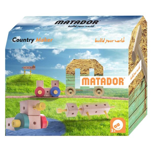 Matador Maker Country Constructieset Hout, 38dlg.