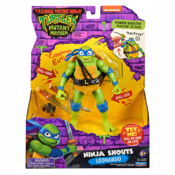 Teenage Mutant Ninja Turtles Ninja Shouts Speelfiguur -  Leo