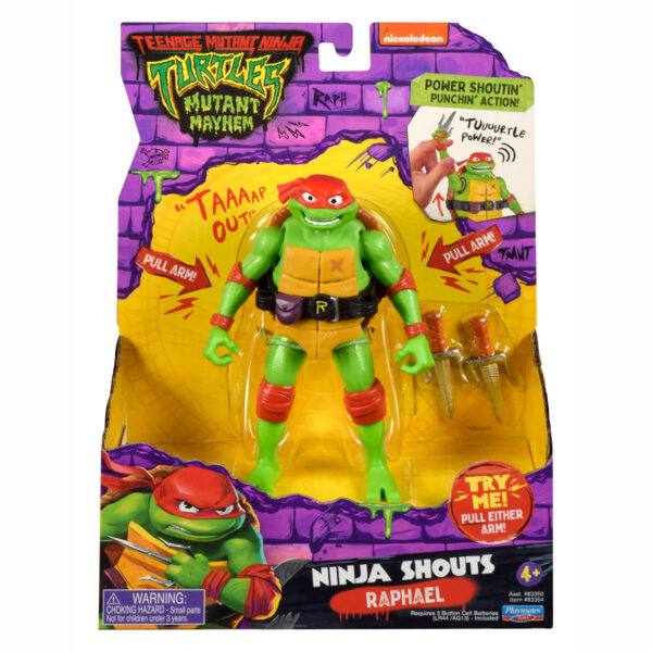 Teenage Mutant Ninja Turtles Ninja Shouts Speelfiguur - Raph