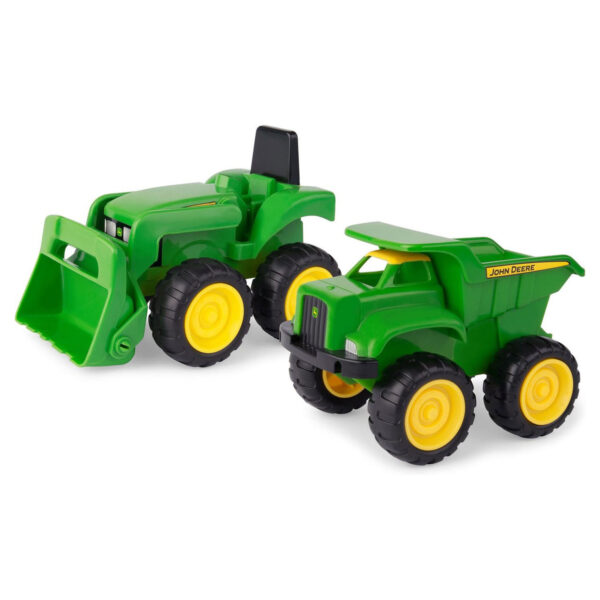 John Deere Kiepwagen en Tractor