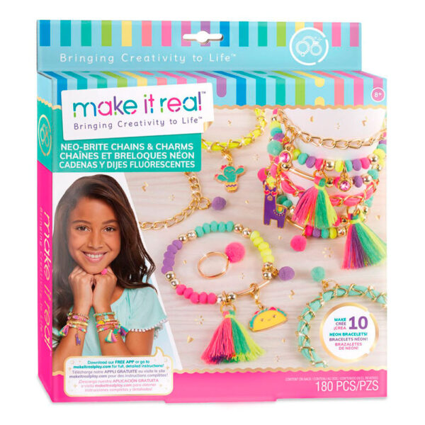 Make It Real - Neon Armbandjes & Bedeltjes