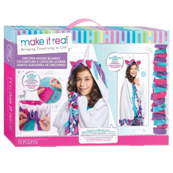 Make It Real - Eenhoorn Hoodie Deken Maken