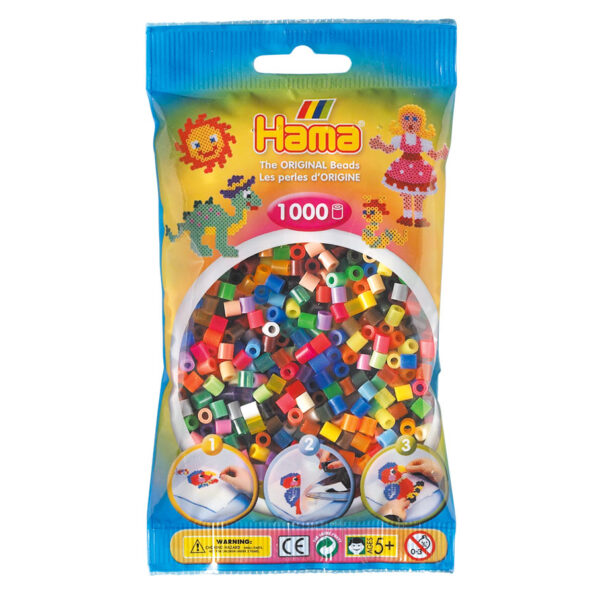 Hama Strijkkralenmix 2, 1000st.