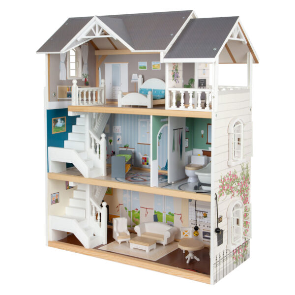 Small Foot - Houten Urban Villa Poppenhuis met Accessoires,