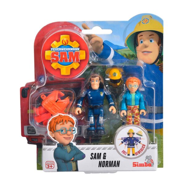 Brandweerman Sam Speelfiguren - Sam & Norman