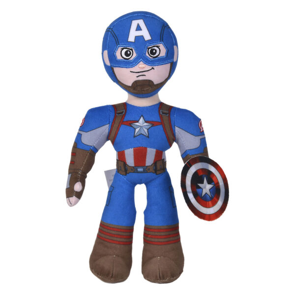 Disney Knuffel Marvel Captain America Beweegbaar, 25cm