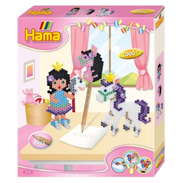 Hama Strijkkralenset - Pony's, 2500st.