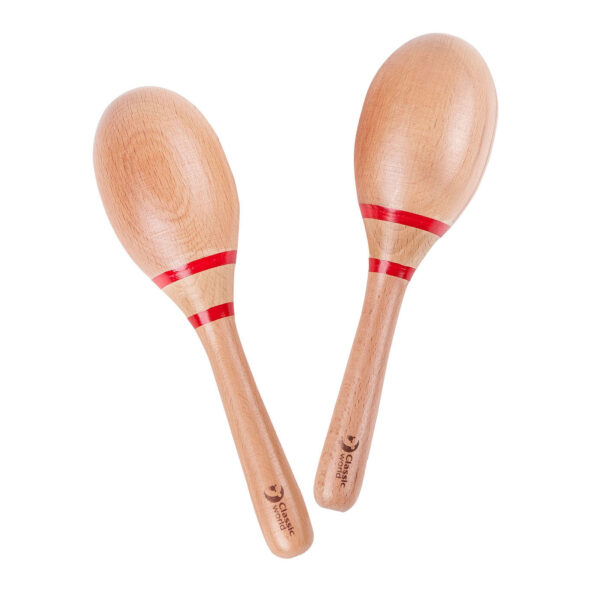 Classic World Houten Maracas Rood