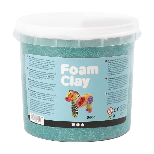 Foam Clay - Donkergroen, 560gr.