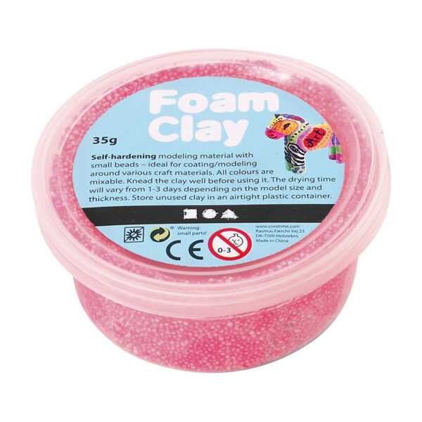 Foam Clay - Neon Roze, 35gr.