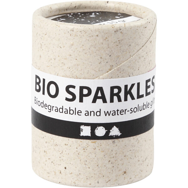 Bio Glitter Zwart, 10gr