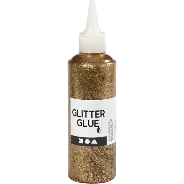 Glitterlijm Goud, 118ml