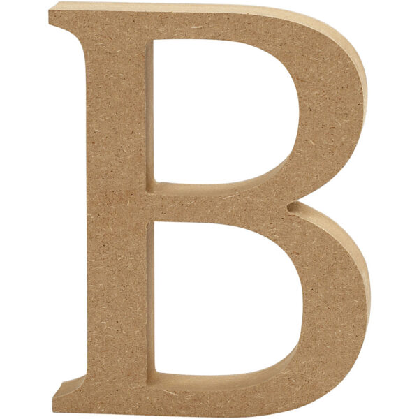 Letter B MDF 8cm, 1st.