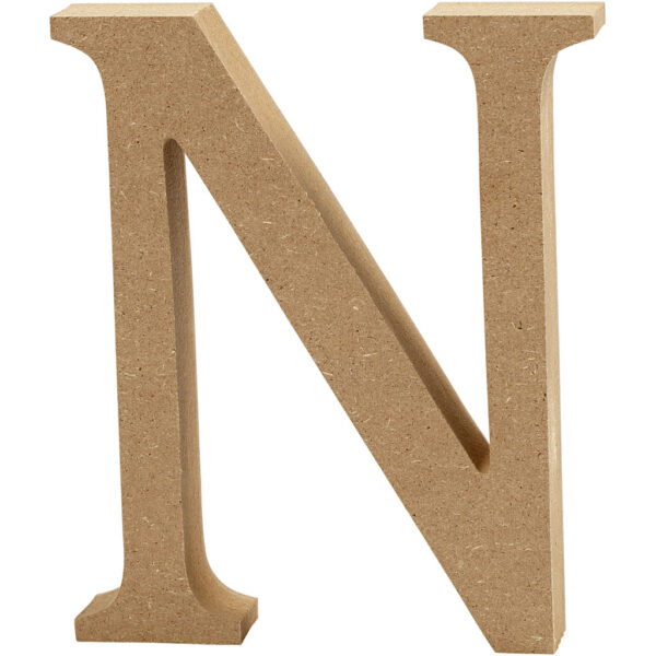 Letter N MDF 8cm, 1st.