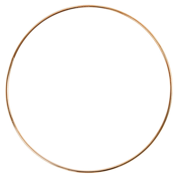 Metalen Draadring Goud, 20cm