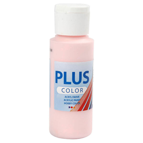 Plus Color Acrylverf, Soft Pink, 60ml