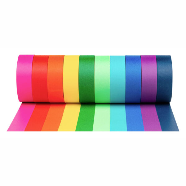 Colorations - Washi Tape Vaste Kleuren, Set van 10