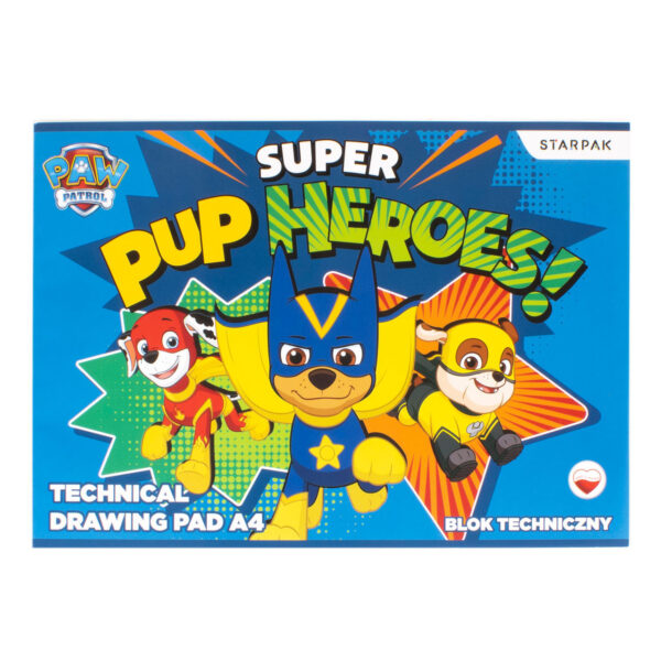 Tekenblok PAW Patrol A4, 10 Vellen