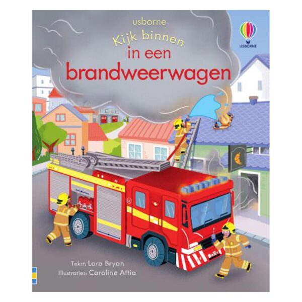 Kijk binnen in een Brandweerwagen