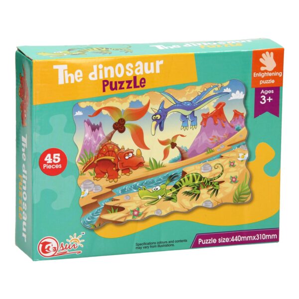 Vloerpuzzel Dinosaurus, 45st.