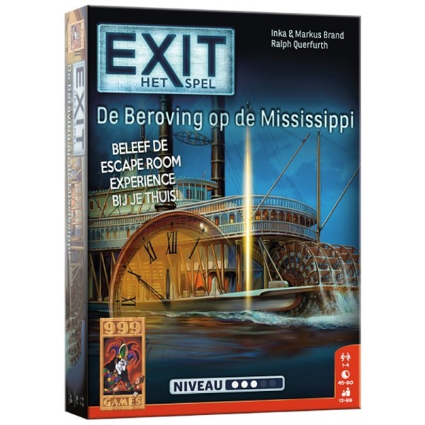 999 Games EXIT - De beroving op de Mississippi- breinbreker