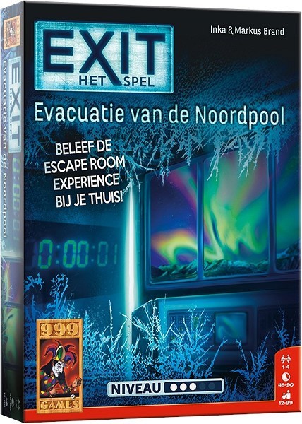 999 Games EXIT - Evacuatie van de Noordpool Bordspel