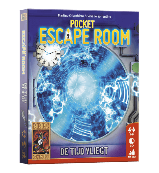 999 Games Pocket Escape Room: De tijd vliegt - kaartspel breinbreker