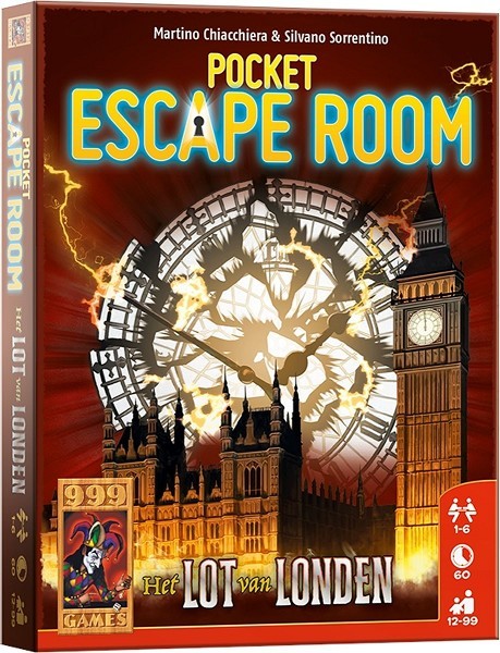 999 Games Pocket Escape Room: Het lot van Londen - kaartspel