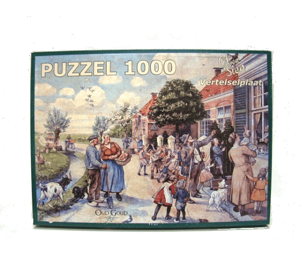 Aap noot mies puzzel vertelselplaat 1000pc