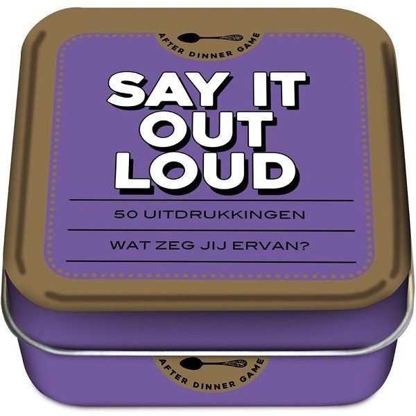 After dinner games - Say it out loud