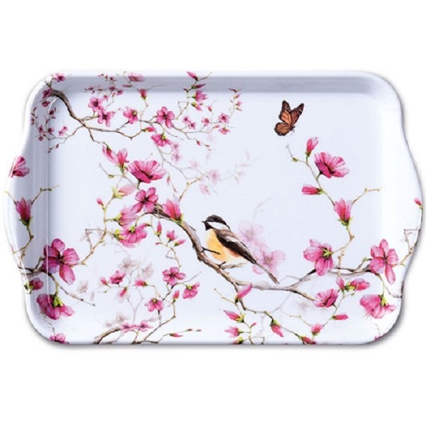 Ambiente Dienblad Bird & Blossom Melamine 13x21cm