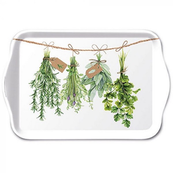 Ambiente Dienblad Melamine Fresh Herbs 13x21cm