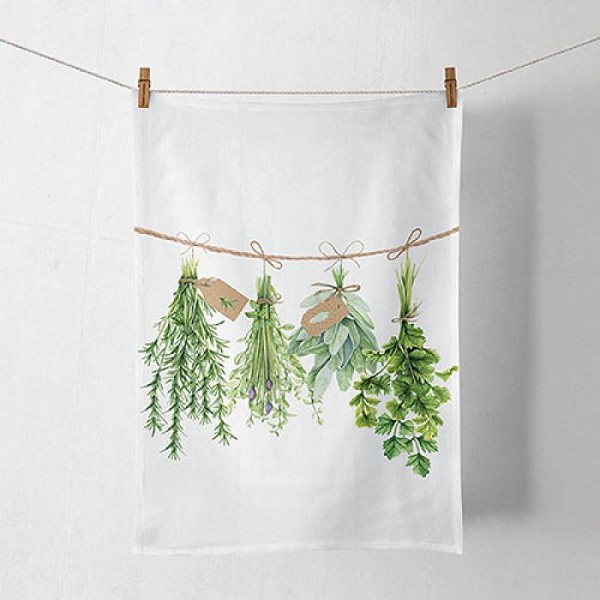 Ambiente Keukendoek Fresh Herbs 50x70cm 100% Katoen