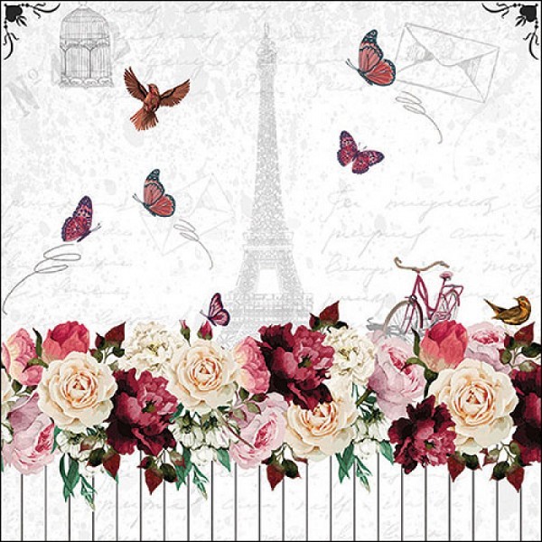 Ambiente Servetten Romantic Paris 25x25cm