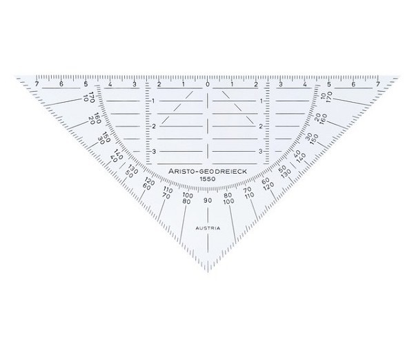 Aristo Geo-driehoek 16cm flexibel onbreekbaar