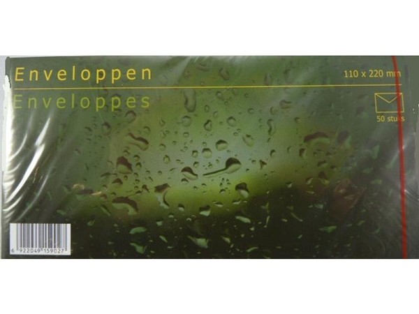 Bankenvelop 50st 110x220mm