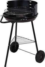 BBQ Barbecue Half Open Op Wielen 43 Cm