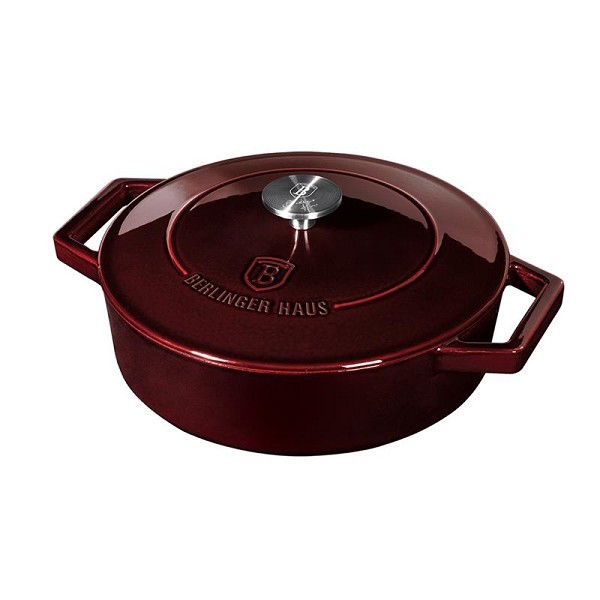 Berlinger Haus Braadpan Burgundy gietijzer Ø12cm inductie