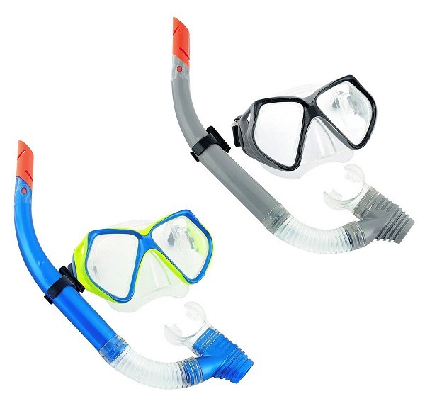 Bestway HydroPro duikbril+ snorkel set OceanDiver assorti kleur