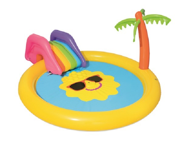 Bestway speelzwembad Sunnyland playcenter met glijbaan 237x201x104