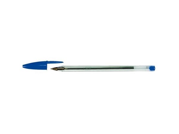 Bic doos 50 pennen Cristal blauw