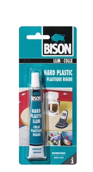 Bison hard plastic lijm 25 ml