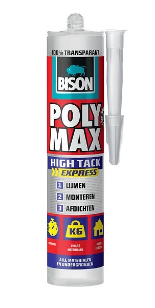 Bison polymax hight tack express 300 gr transparant