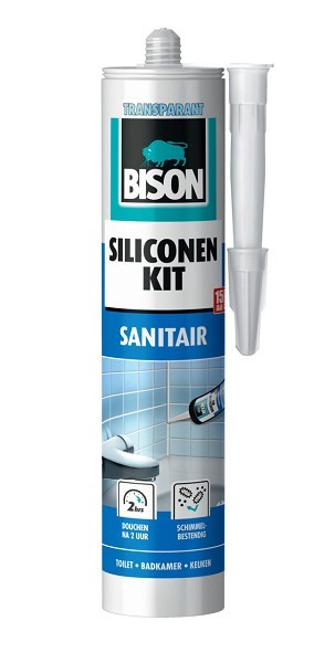 Bison siliconenkit sanitair 310 ml transparant